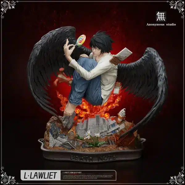 Death Note Anonymous Studio L Lawliet Resin Statue 1