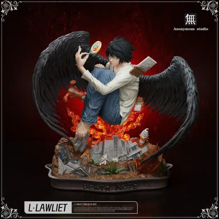 Death Note Anonymous Studio L Lawliet Resin Statue 1