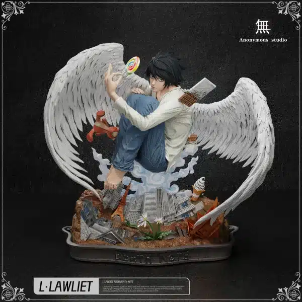 Death Note Anonymous Studio L Lawliet Resin Statue 2