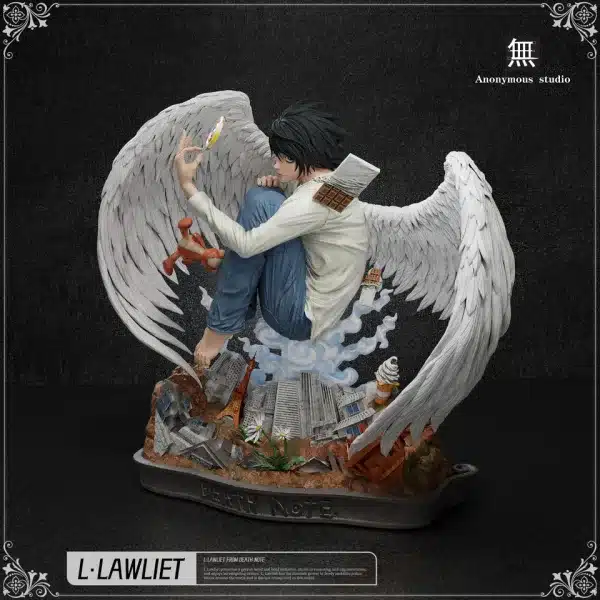 Death Note Anonymous Studio L Lawliet Resin Statue 3