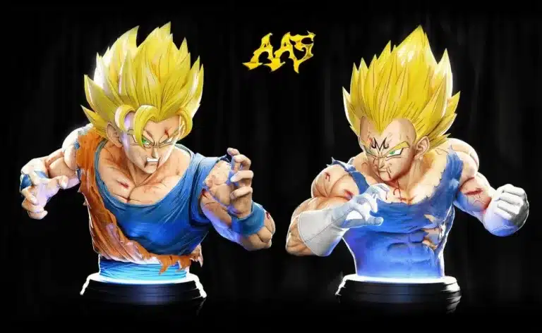 Dragon Ball ArmyAnt Studio Goku x Vegeta Bust Resin Statue 1