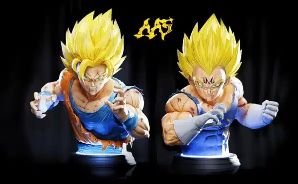 Dragon Ball ArmyAnt Studio Goku x Vegeta Bust Resin Statue 4