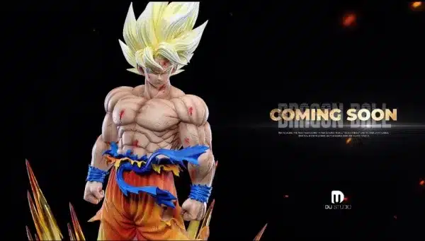 Dragon Ball DU Studio SSJ Goku Resin Statue 4