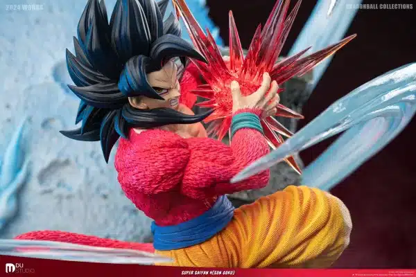 Dragon Ball Du Studio SSJ4 Goku Resin Statue 4