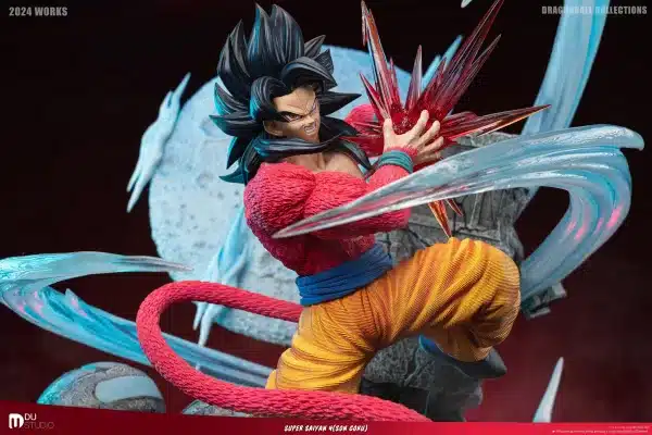 Dragon Ball Du Studio SSJ4 Goku Resin Statue 5