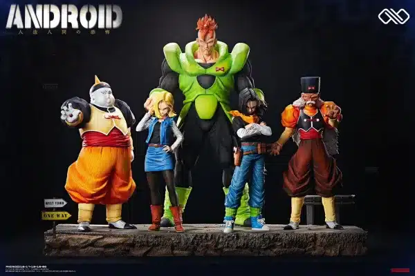 Dragon Ball Infinite Studio Android 19 x Android 20 Resin Statue 5