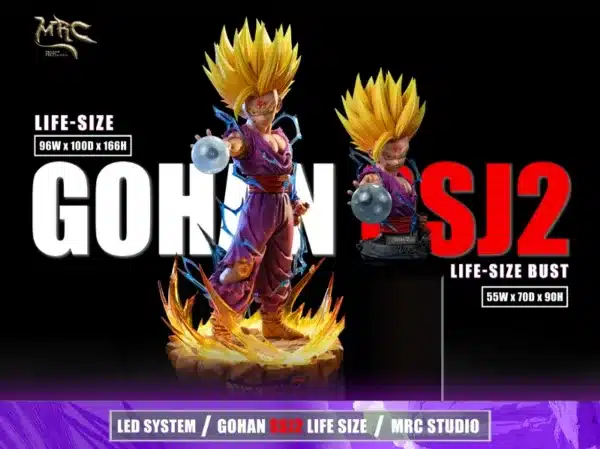 Dragon Ball MRC Studio SSJ2 Gohan V2 Resin Statue 1