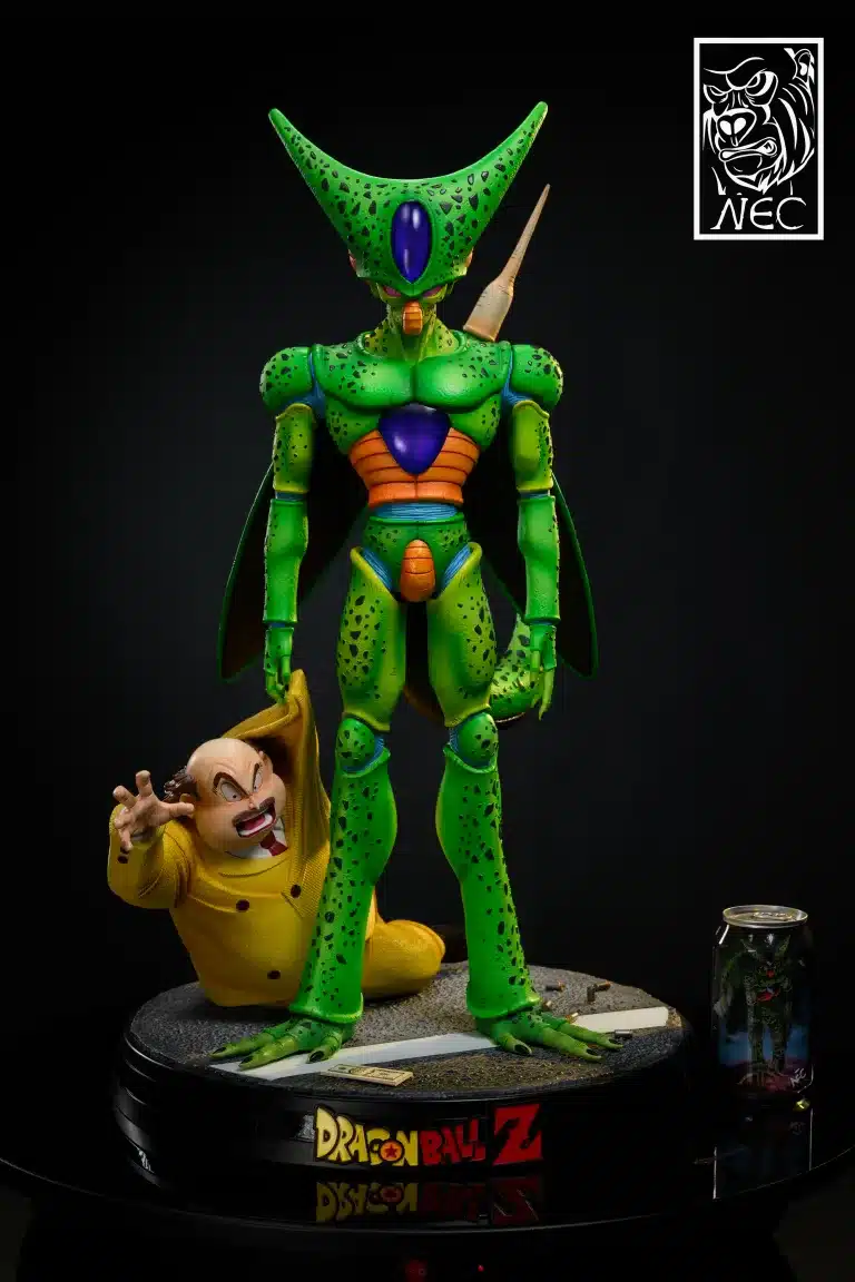 Dragon Ball NEC Studio Cell First Form Resin Statue 1