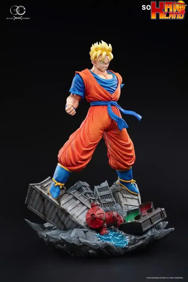 Dragon Ball Rich Man Studio Son Gohan Resin Statue 1