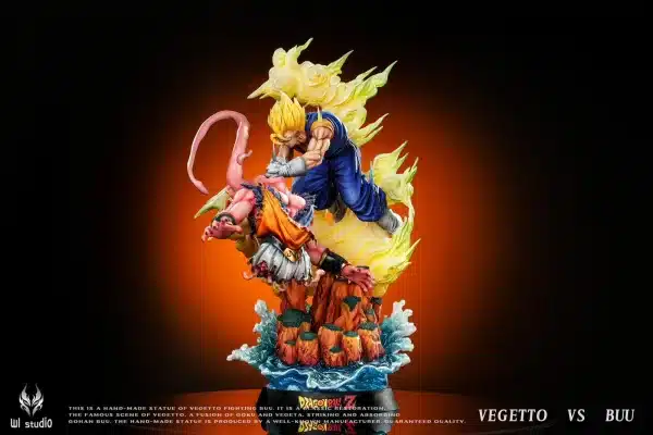 Dragon Ball WL Studio Vegito Vs Buu Resin Statue 1