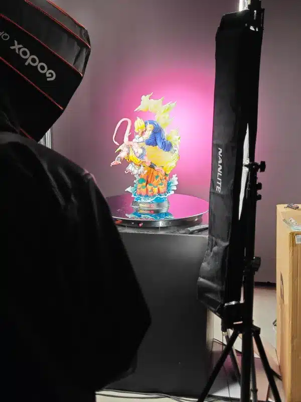 Dragon Ball WL Studio Vegito Vs Buu Resin Statue 8