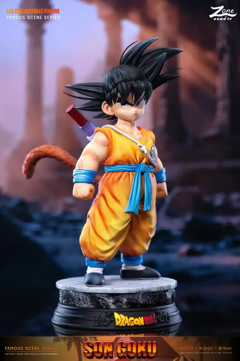 Dragon Ball Zone Studio Childhood Son Goku Resin Statue 1