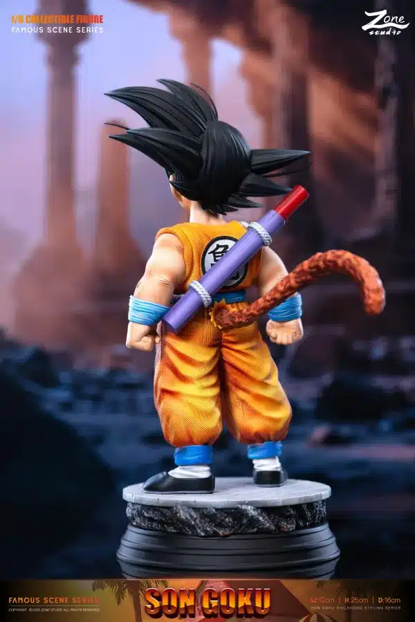 Dragon Ball Zone Studio Childhood Son Goku Resin Statue 2