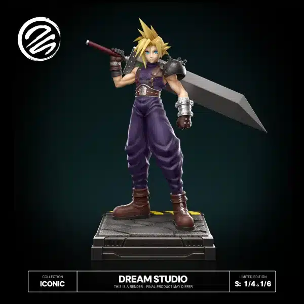 Final Fantasy Dream Studio Cloud Resin Statue 2 1