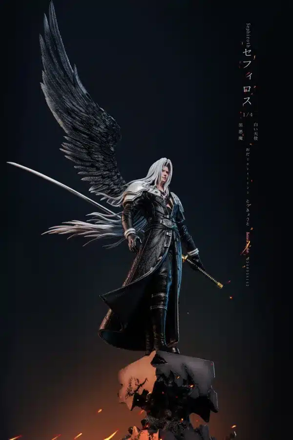 Final Fantasy VII Rebirth Studio Sephiroth Resin Statue 2