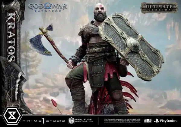 God Of War Ragnarok Prime 1 Studio Kratos Licensed Resin Statue 6