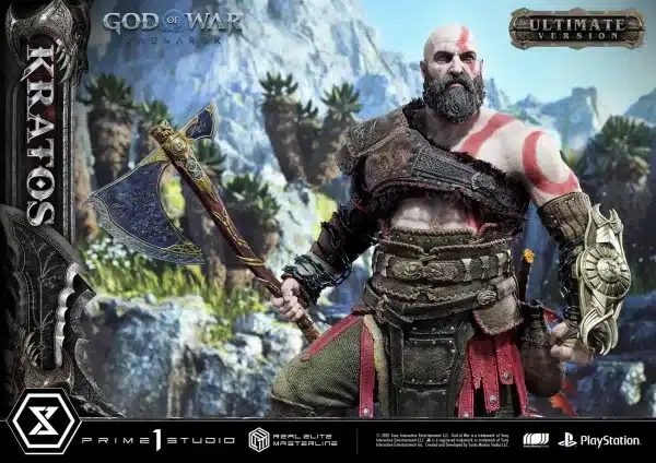 God Of War Ragnarok Prime 1 Studio Kratos Licensed Resin Statue 7