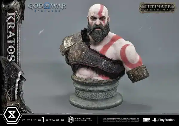 God Of War Ragnarok Prime 1 Studio Kratos Licensed Resin Statue 9999