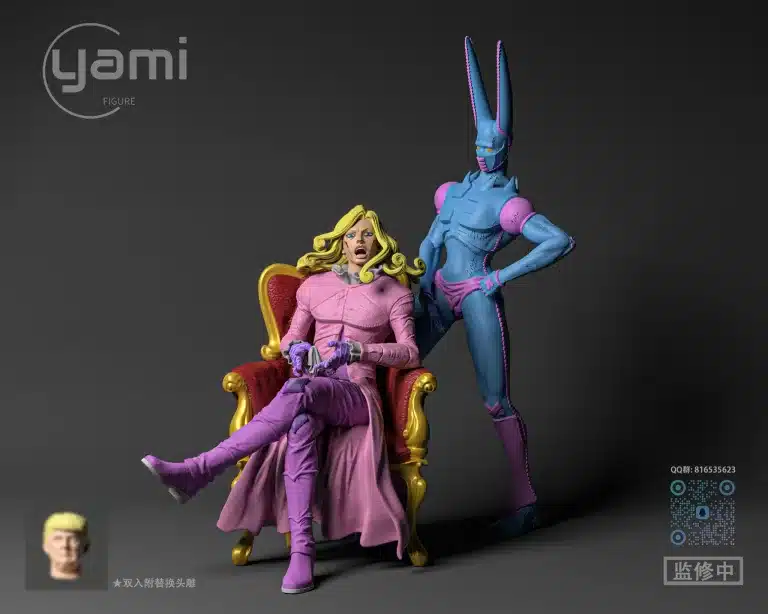 JoJos Bizarre Adventure YAMI Studio Funny Valentine x D4C Love Train Resin Statue 1