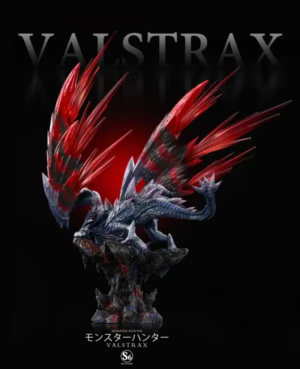 Monster Hunter S6 Studio Valstrax Resin Statue 4