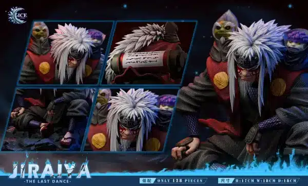 Naruto ICE Studio Jiraiya x Gamaken Resin Statue 3