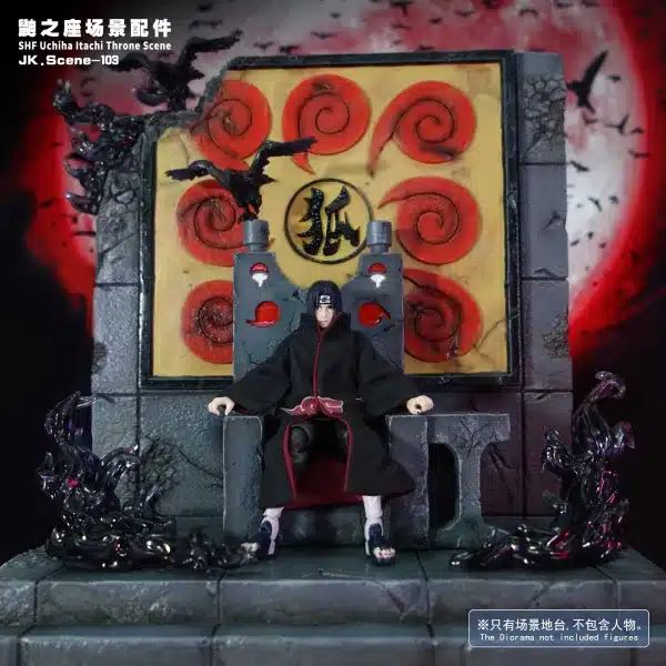 Naruto Jacksdo Studio Uchiha Itachi Scene Accessories Resin Statue 1