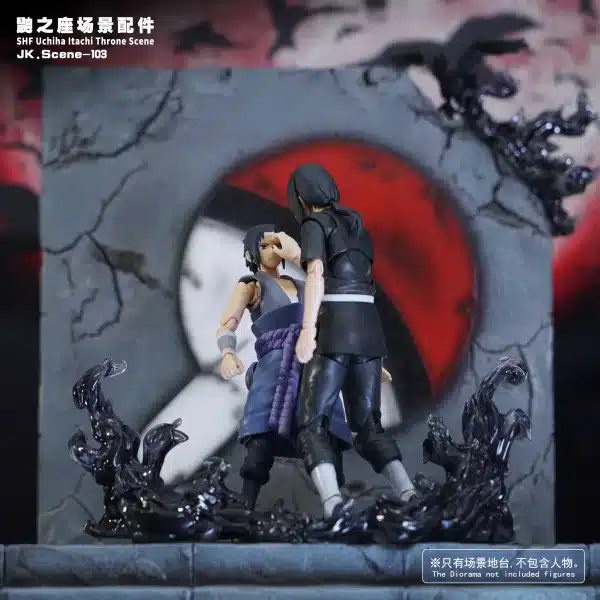 Naruto Jacksdo Studio Uchiha Itachi Scene Accessories Resin Statue 5