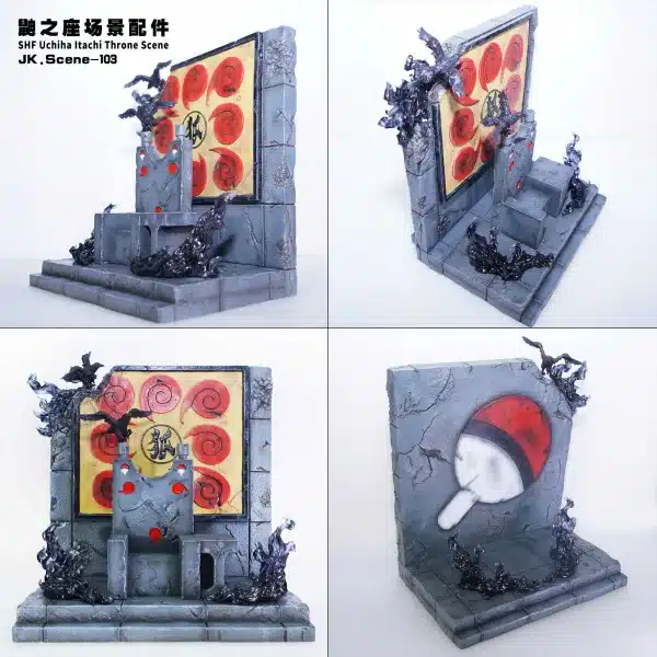 Naruto Jacksdo Studio Uchiha Itachi Scene Accessories Resin Statue 8