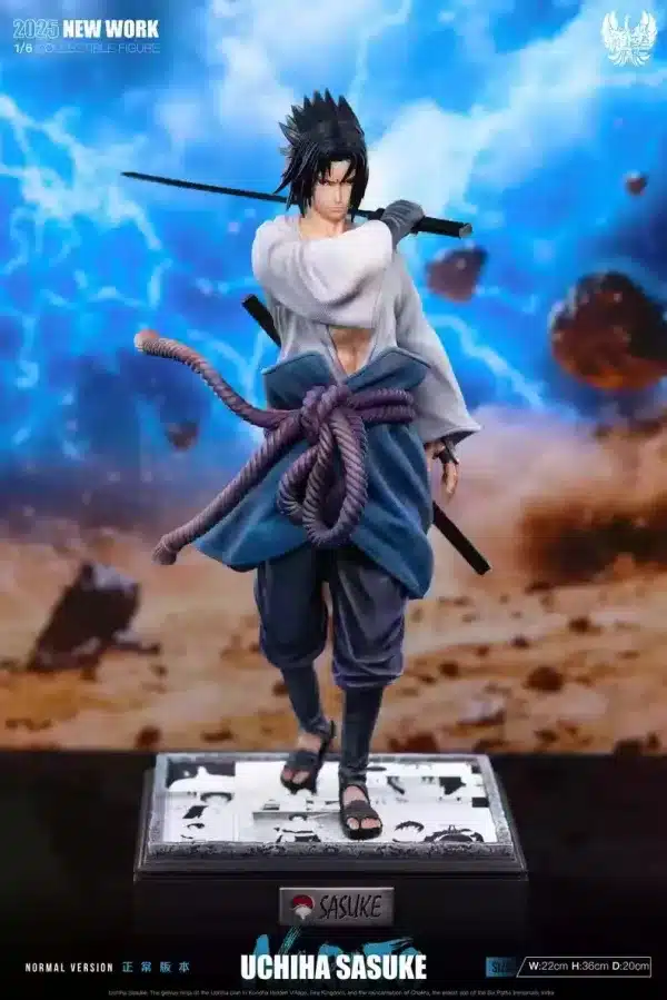 Naruto Nirvana Studio Sasuke Uchiha Resin Statue 1