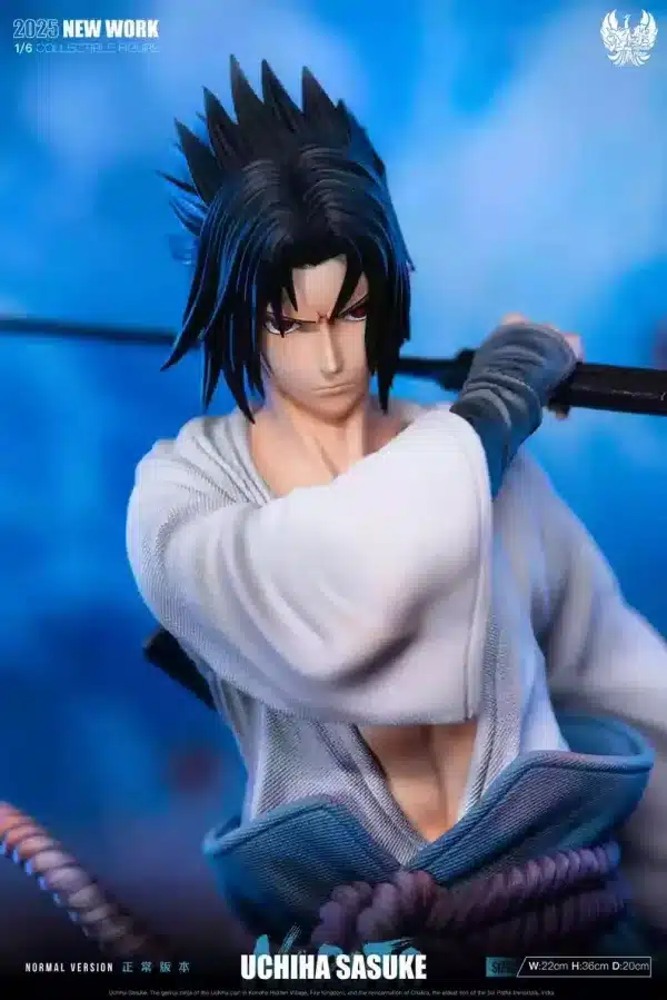 Naruto Nirvana Studio Sasuke Uchiha Resin Statue 4