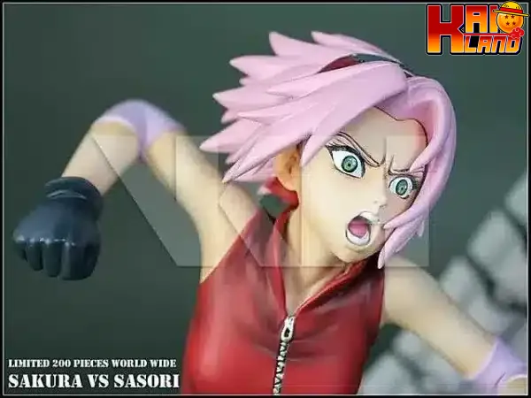 Naruto VKH Studio Sakura Vs Sasori Resin Statue 2