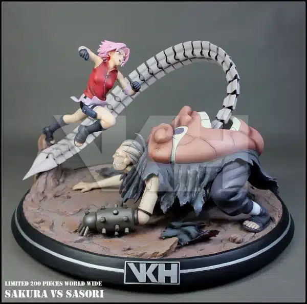 Naruto VKH Studio Sakura Vs Sasori Resin Statue 3