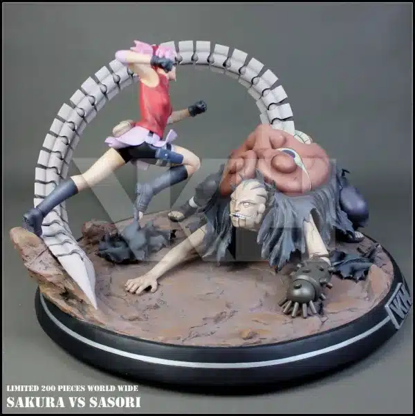 Naruto VKH Studio Sakura Vs Sasori Resin Statue 4