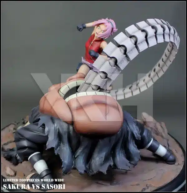 Naruto VKH Studio Sakura Vs Sasori Resin Statue 5