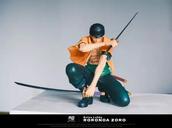 One Piece AO Studio Enies Lobby Roronoa Zoro Resin Statue 2