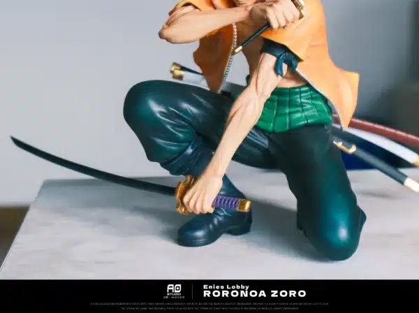 One Piece AO Studio Enies Lobby Roronoa Zoro Resin Statue 3