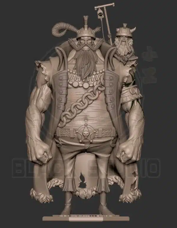 One Piece Black Studio Byrnndi World Resin Statue 1