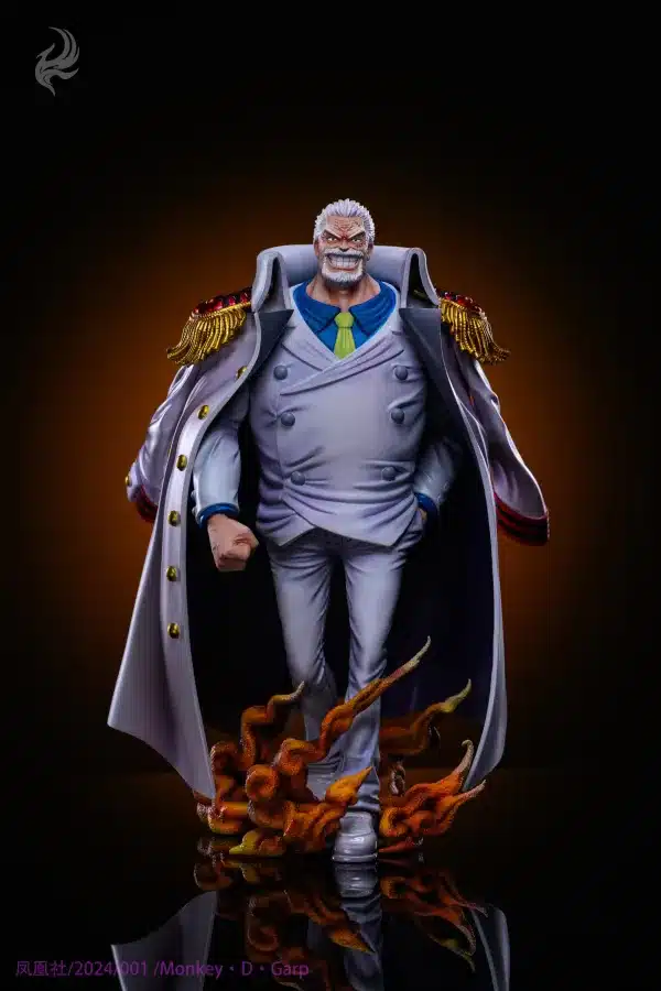 One Piece Feng Huang She Studio Strong Series Monkey D Garp Resin Statue 1