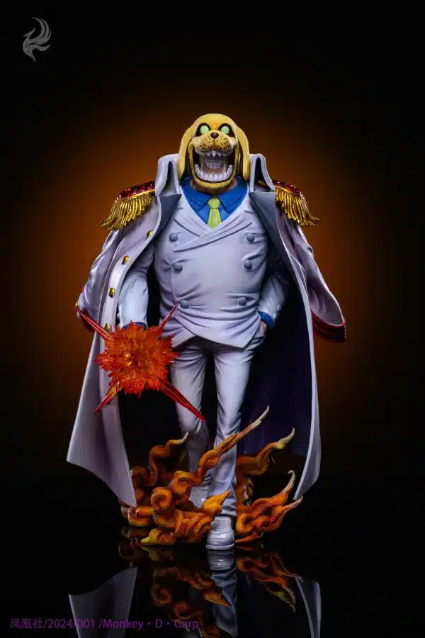 One Piece Feng Huang She Studio Strong Series Monkey D Garp Resin Statue 4