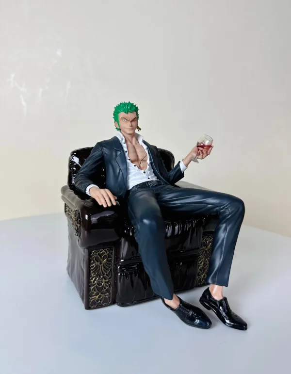 One Piece IN Studio x IU Studio Suit Thug Roronoa Zoro Resin Statue 1 1