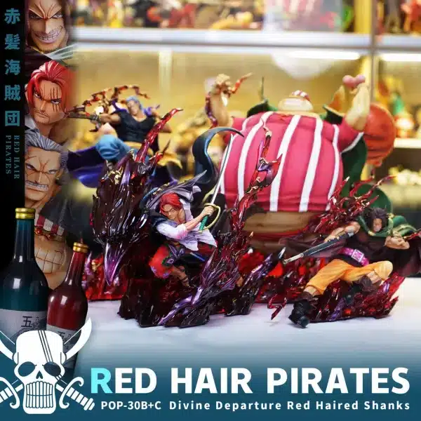 One Piece Jacksdo Studio Red Hair Pirates Resin Statue 1