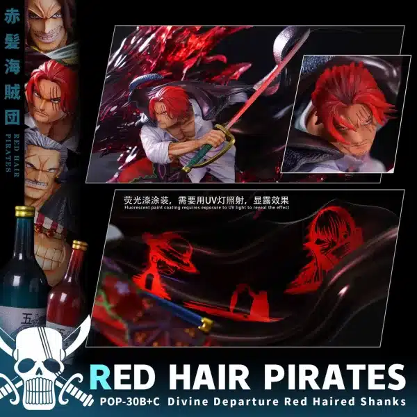 One Piece Jacksdo Studio Red Hair Pirates Resin Statue 4