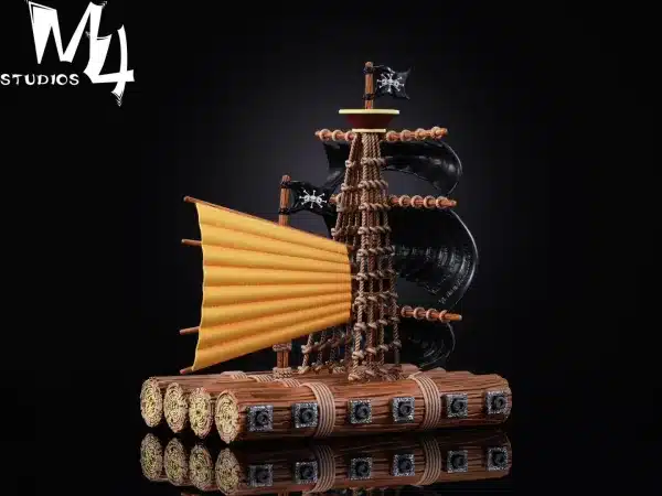 One Piece M4 Studio Kurohige Ship Resin Statue 3