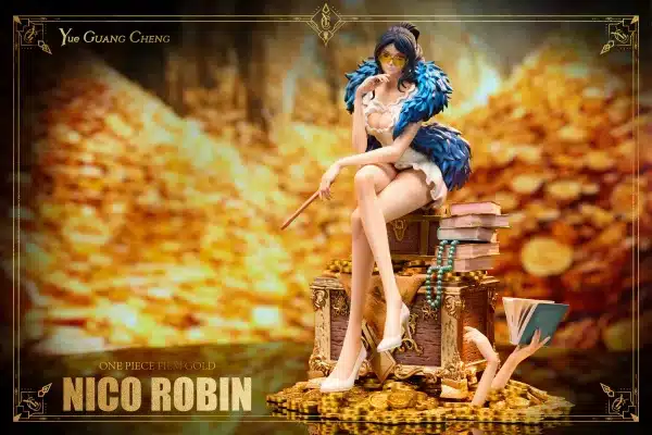 One Piece Yue Guang Cheng Studio Nico Robin Film Gold Resin Statue 1