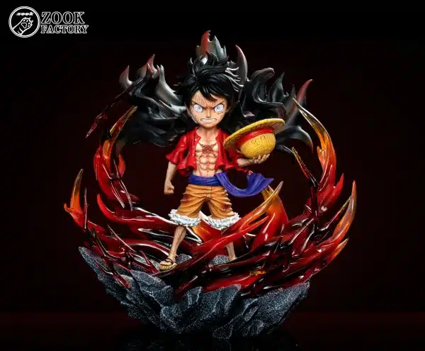 One Piece Zook Factory Studio Luffy Straw Hat Pirates Resin Statue 2