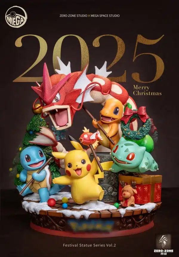 Pokemon Zero Tribe Studio New Year and Christmas Resin Statue 1