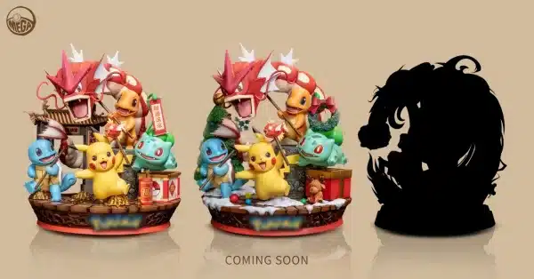 Pokemon Zero Tribe Studio New Year and Christmas Resin Statue 5