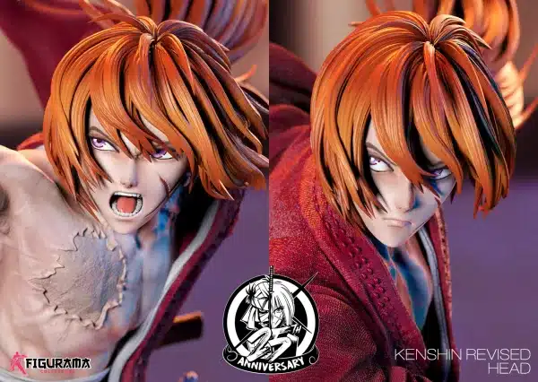 Rurouni Kenshin Figurama Kenshin Vs Shishio Licensed Resin Statue 3