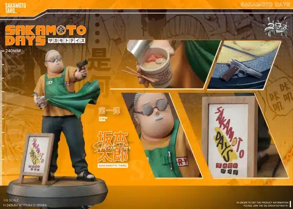 Sakamoto Days ZFB Studio Fat Taro Sakamoto Resin Statue 1