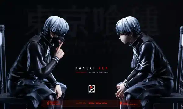 Tokyo Ghoul BW Studio Kaneki Ken Sitting On The Chair Resin Statue - Image 4